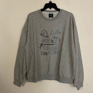 Magnlens Graphic French Terry Sweatshirt L